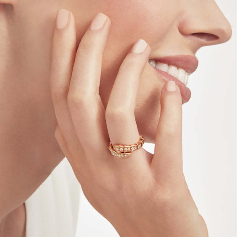 BVLGARI   セルペンティ ヴァイパー リング  商品番号 . 355975-最安値に挑戦中!!!