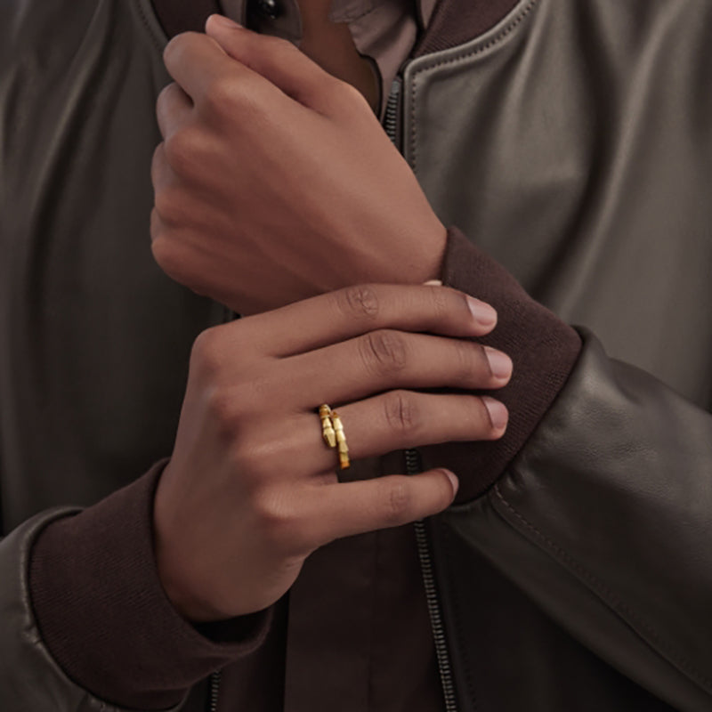 BVLGARI    セルペンティ ヴァイパー リング   商品番号 .358642-最安値に挑戦中!!!