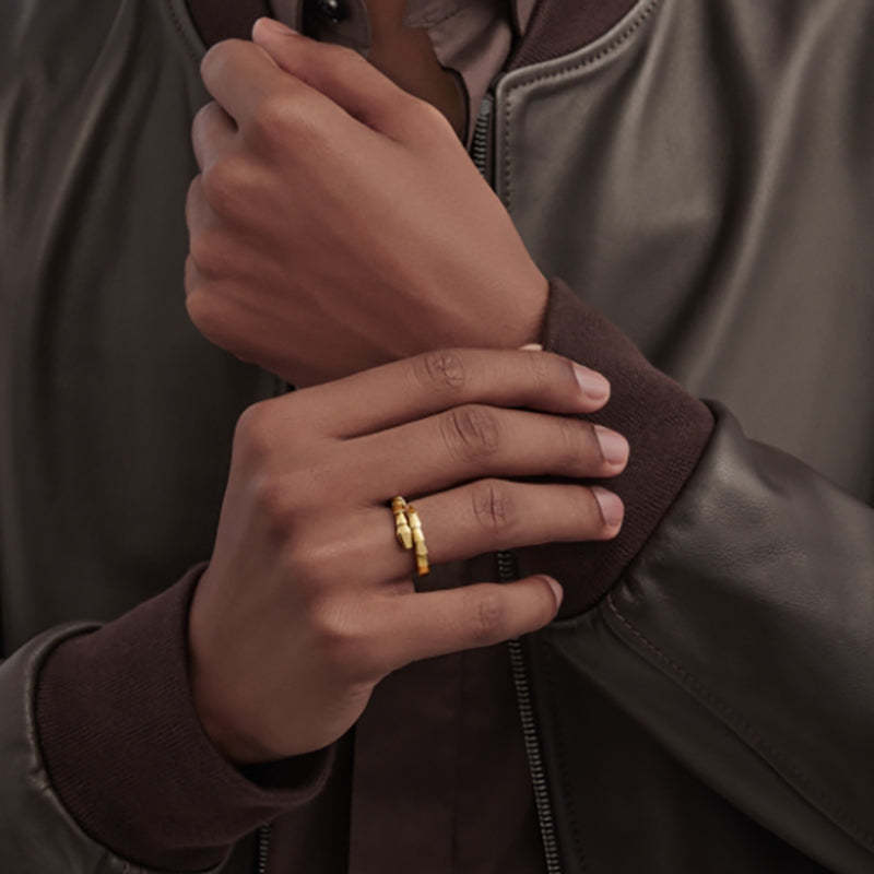 BVLGARI    セルペンティ ヴァイパー リング   商品番号 .358642-最安値に挑戦中!!!