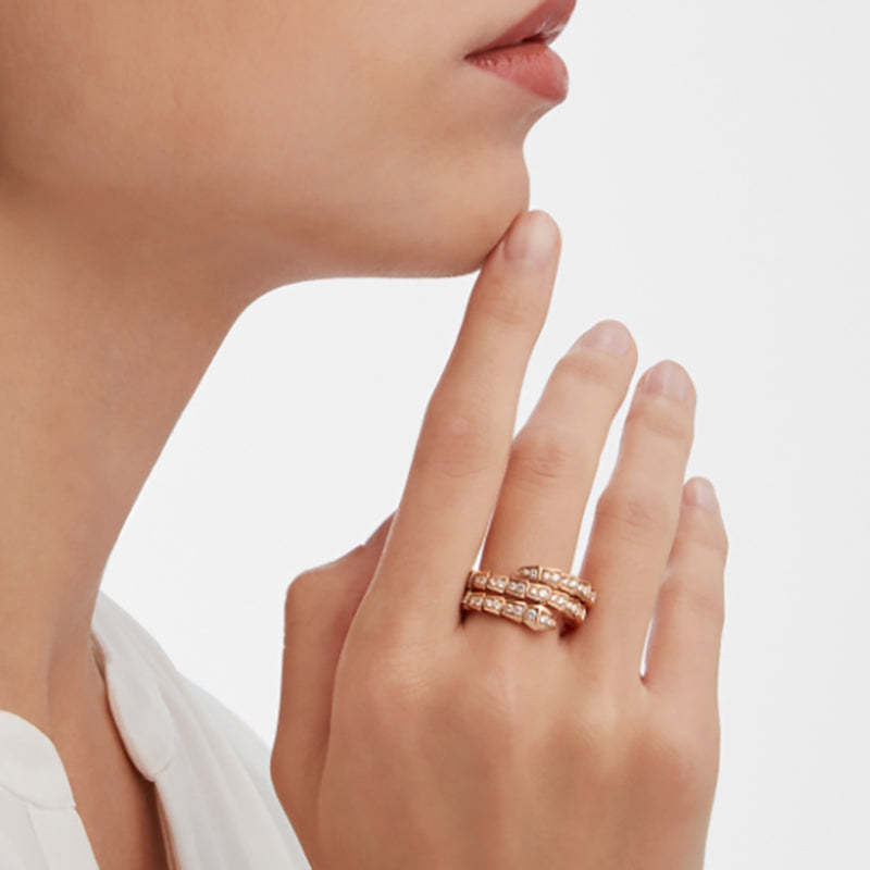 BVLGARI    セルペンティ ヴァイパー リング   商品番号 .357261-最安値に挑戦中!!!