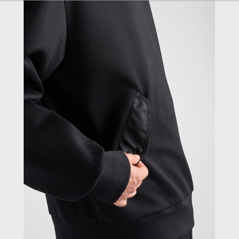 PRADA    コットンフリースx Re-Nylon フーディー-最安値に挑戦中!!!