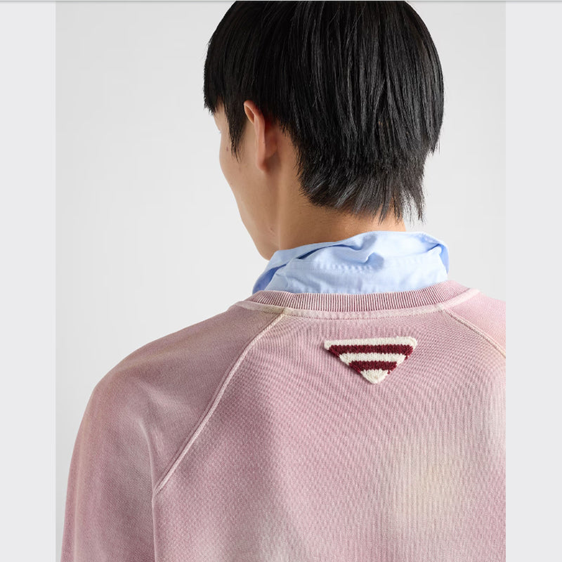 PRADA    コットンフリース スウェットシャツ-最安値に挑戦中!!!