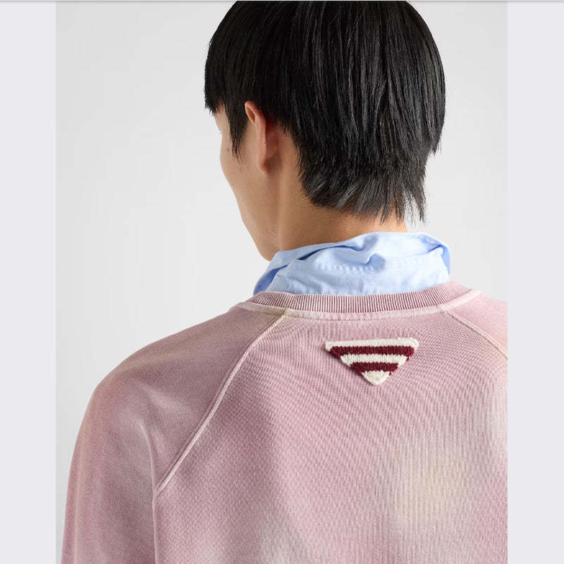 PRADA    コットンフリース スウェットシャツ-最安値に挑戦中!!!