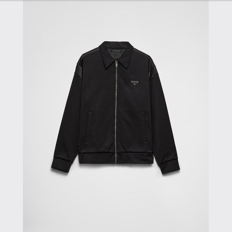 PRADA    ダッチェスディテール付 テクニカルフリース カーディガン-最安値に挑戦中!!!