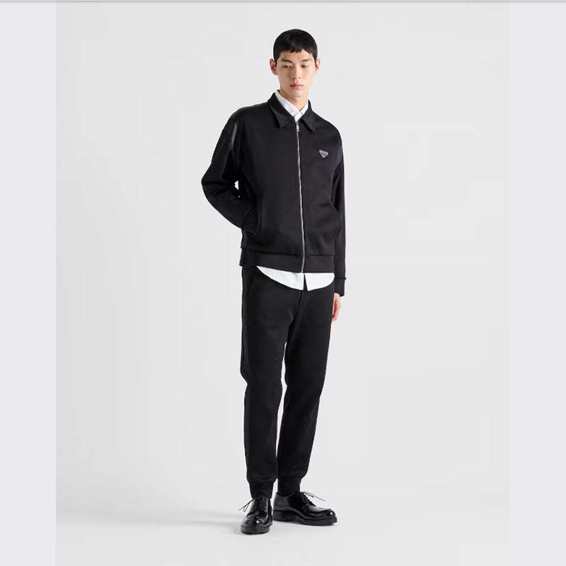 PRADA    ダッチェスディテール付 テクニカルフリース カーディガン-最安値に挑戦中!!!