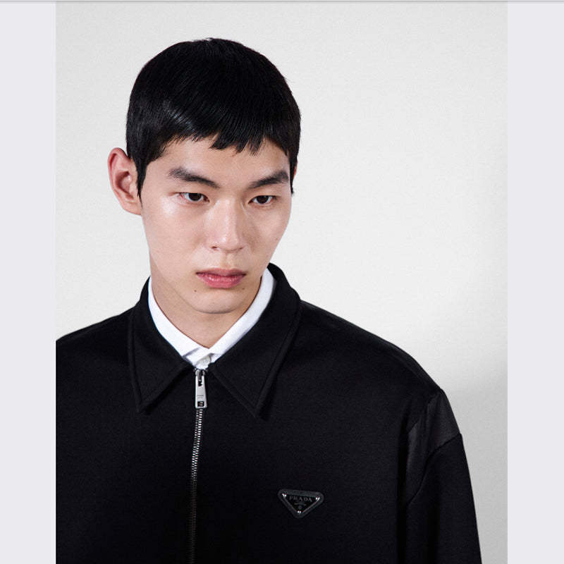 PRADA    ダッチェスディテール付 テクニカルフリース カーディガン-最安値に挑戦中!!!