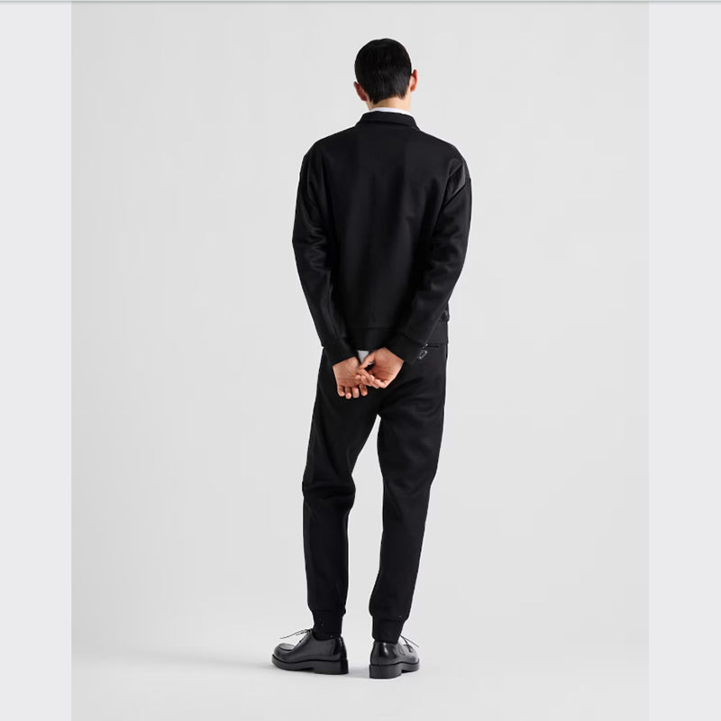 PRADA    ダッチェスディテール付 テクニカルフリース カーディガン-最安値に挑戦中!!!