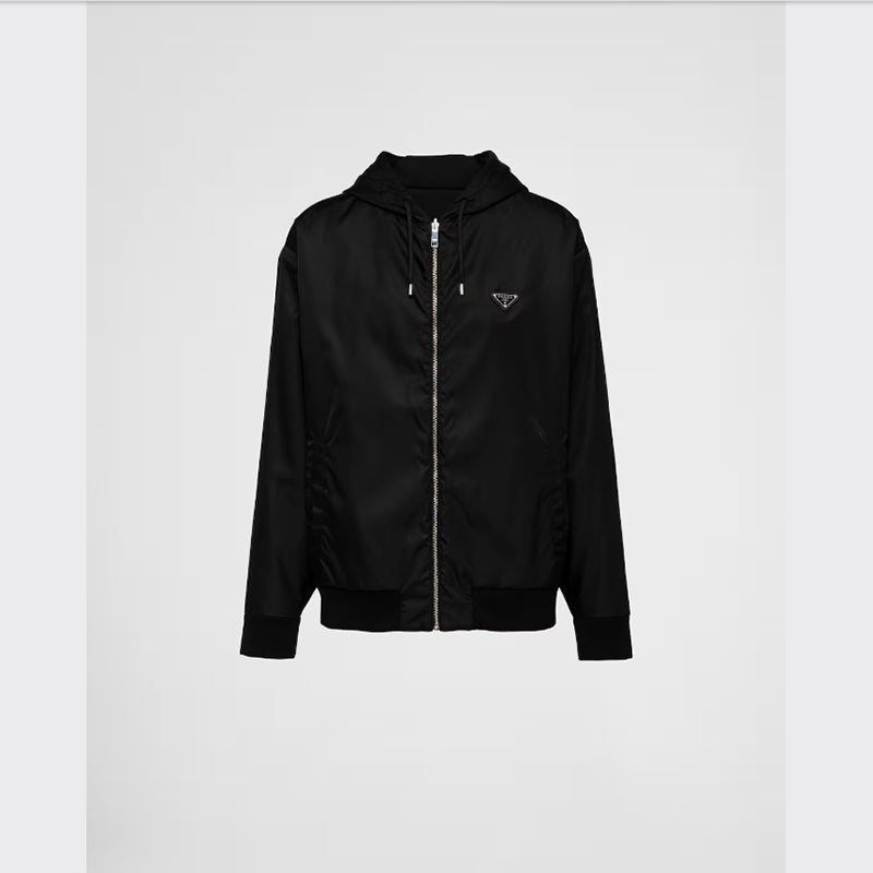 PRADA    リバーシブルコットンフリースとRe-Nylonパーカー-最安値に挑戦中!!!