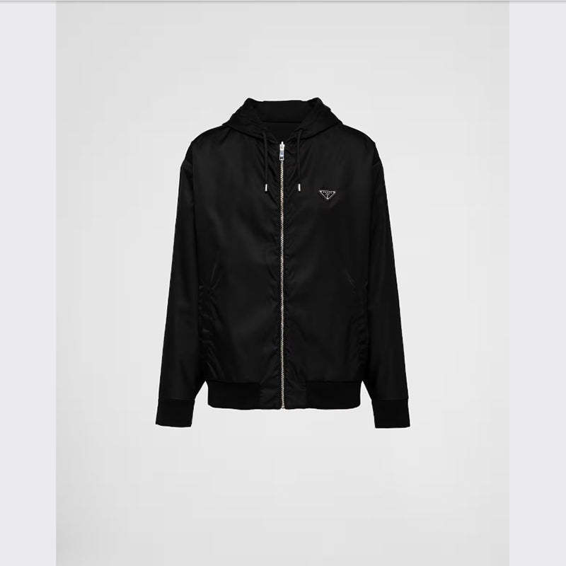 PRADA    リバーシブルコットンフリースとRe-Nylonパーカー-最安値に挑戦中!!!