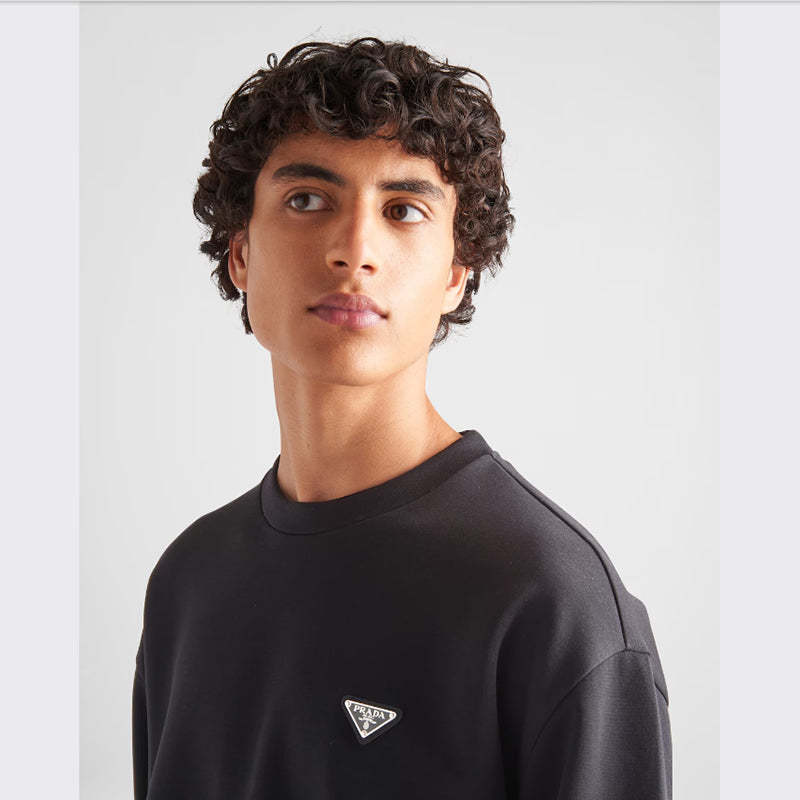 PRADA    テクニカルコットン スウェットシャツ-最安値に挑戦中!!!