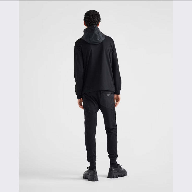 PRADA    テクニカルコットンx Re-Nylon カーディガン-最安値に挑戦中!!!