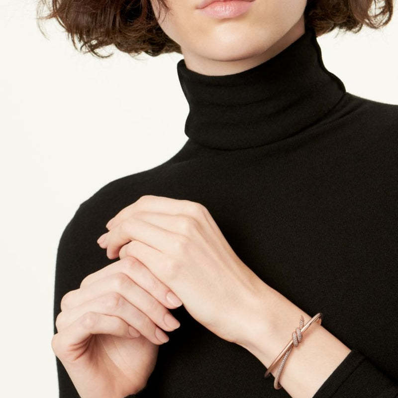 TIFFANY& CO.   ダブル ロウ ヒンジ バングル   Ref：69525873