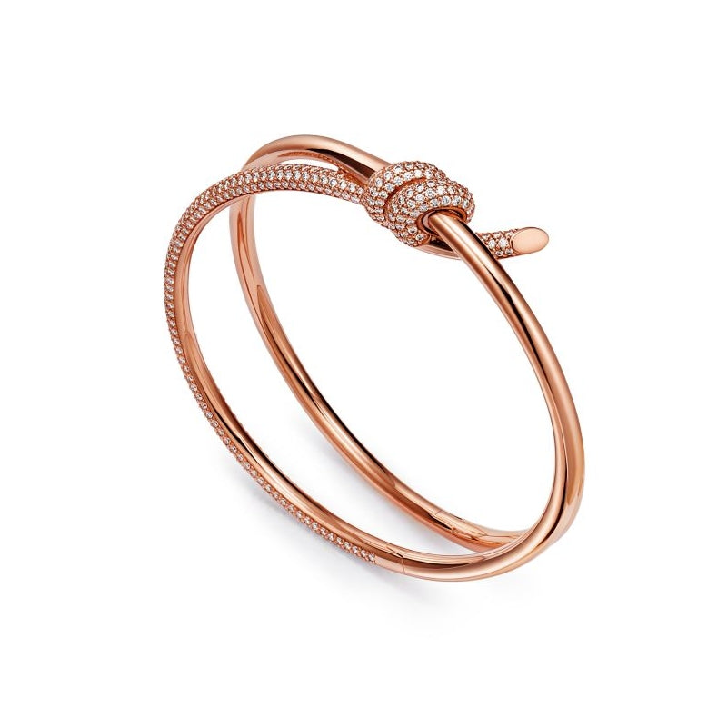 TIFFANY& CO.   ダブル ロウ ヒンジ バングル   Ref：69525873