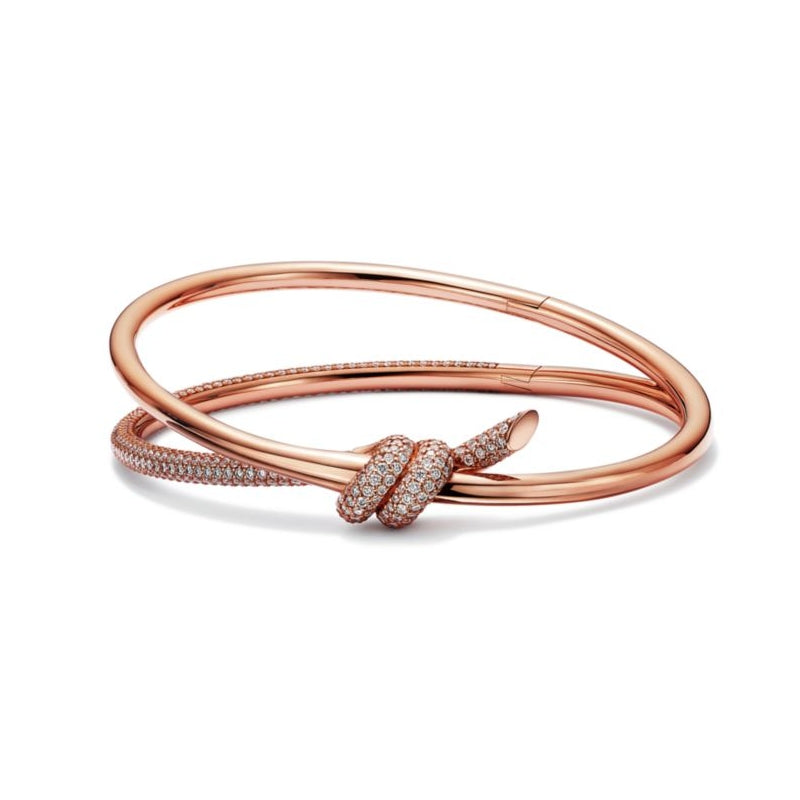 TIFFANY& CO.   ダブル ロウ ヒンジ バングル   Ref：69525873