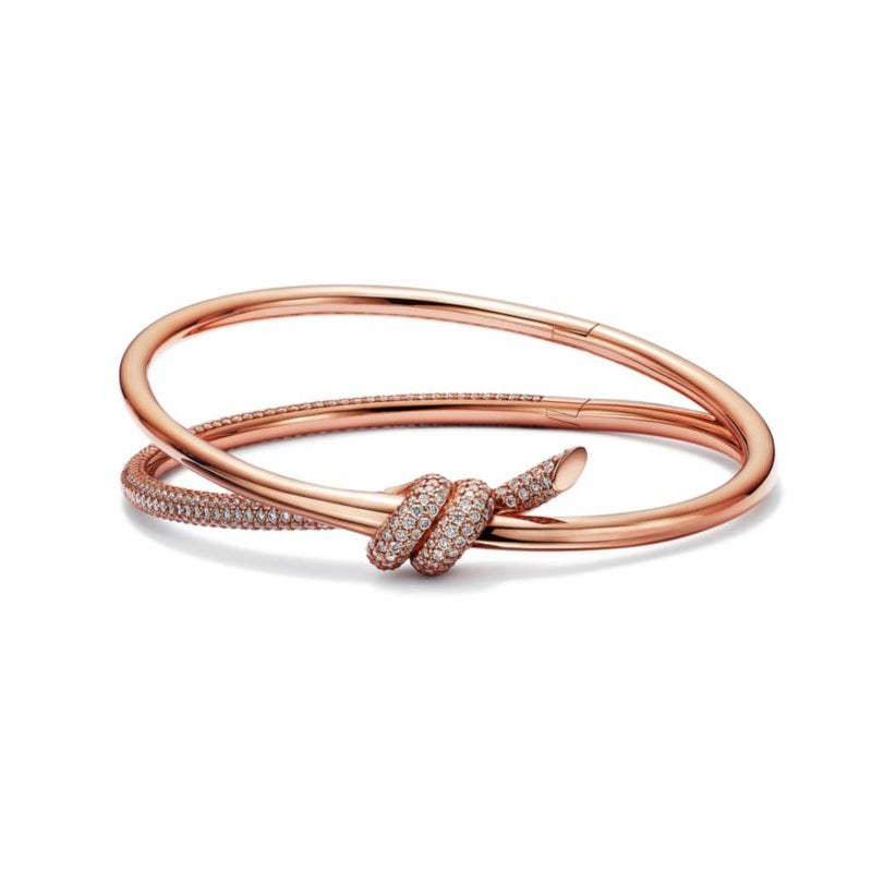 TIFFANY& CO.   ダブル ロウ ヒンジ バングル   Ref：69525873