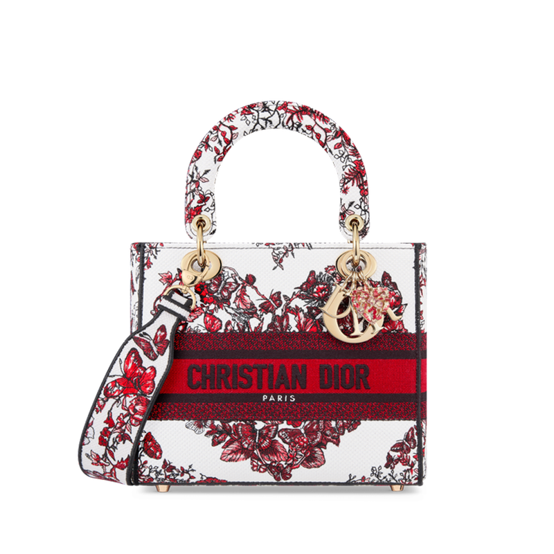 DIOR Lady D-Lite バッグ ミディアム Ref:M0565OESJ_M927-最安値に挑戦中!!!