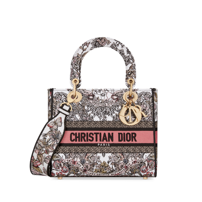 DIORミディアム レディ D-Lite ハンドバッグ  Ref:M0565OESO_M45E-最安値に挑戦中!!!