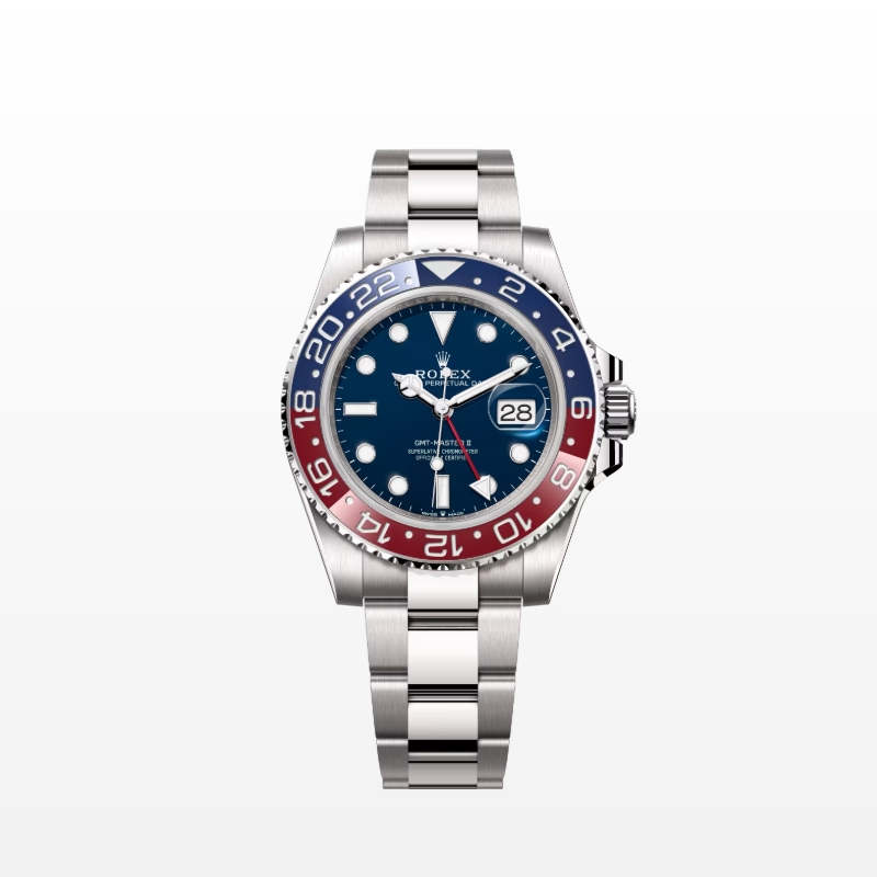 ROLEX GMTマスターⅡ 自動巻き ブルー 文字盤 ホワイトゴールド  m126719blro-0003