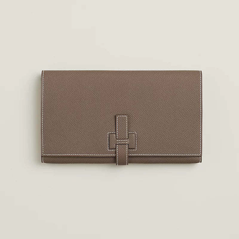 HERMES    新品 H Passant トウテンメイン ウォレット    Ref:H085819CK18-最安値に挑戦中!!!