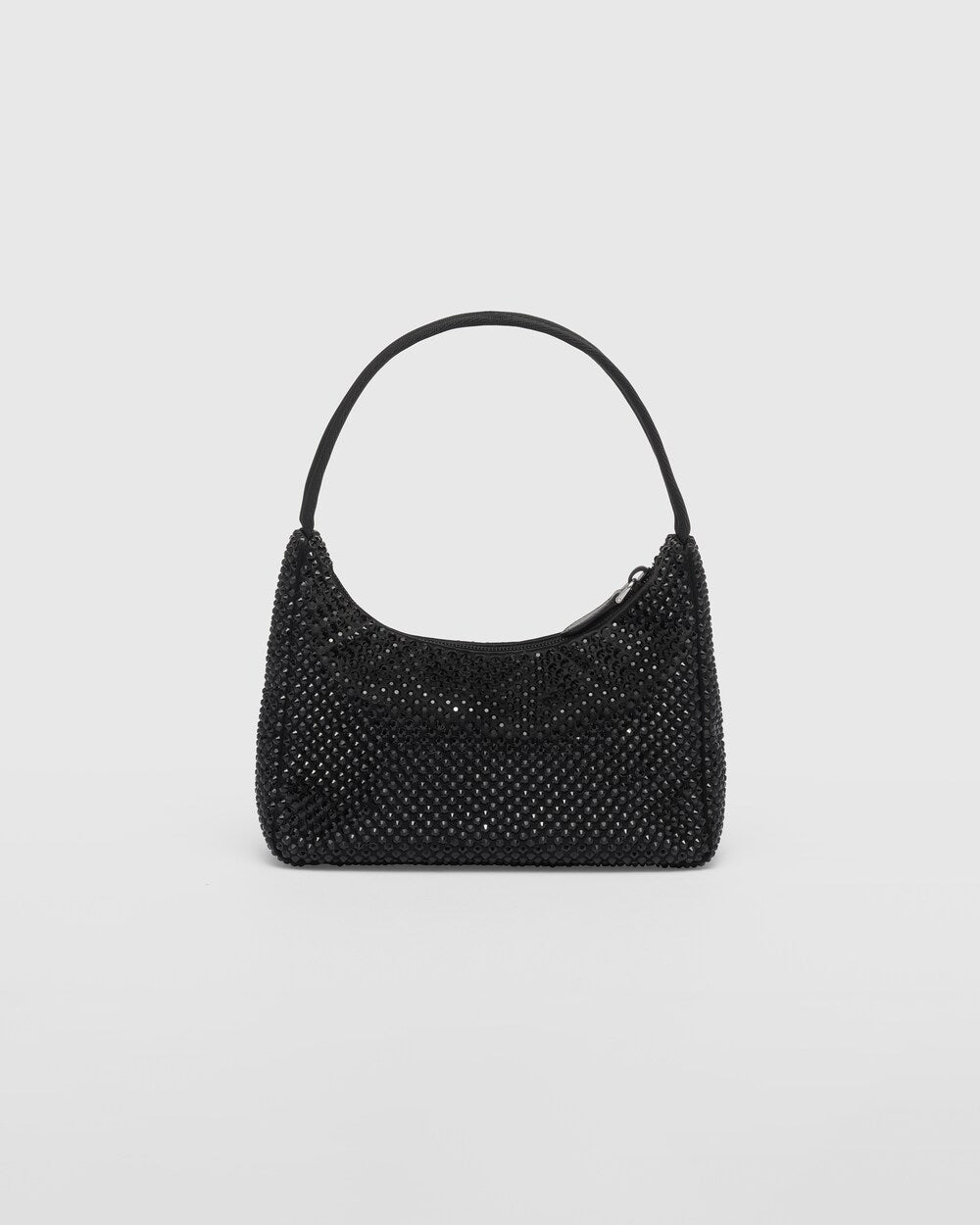 PRADA      クリスタル装飾 ダッチェス サテン ミニバッグ    PMRef:1BC515_2DEF_F0002_V_OOO