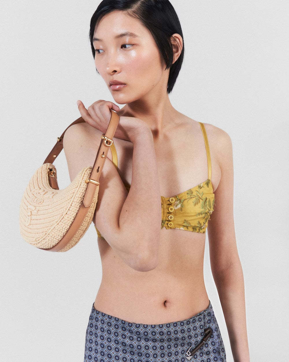 PRADA    プラダ アーケ クロシェ ショルダーバッグ    PMRef:1BC194_2M2T_F0018_V_OUO-最安値に挑戦中!!!