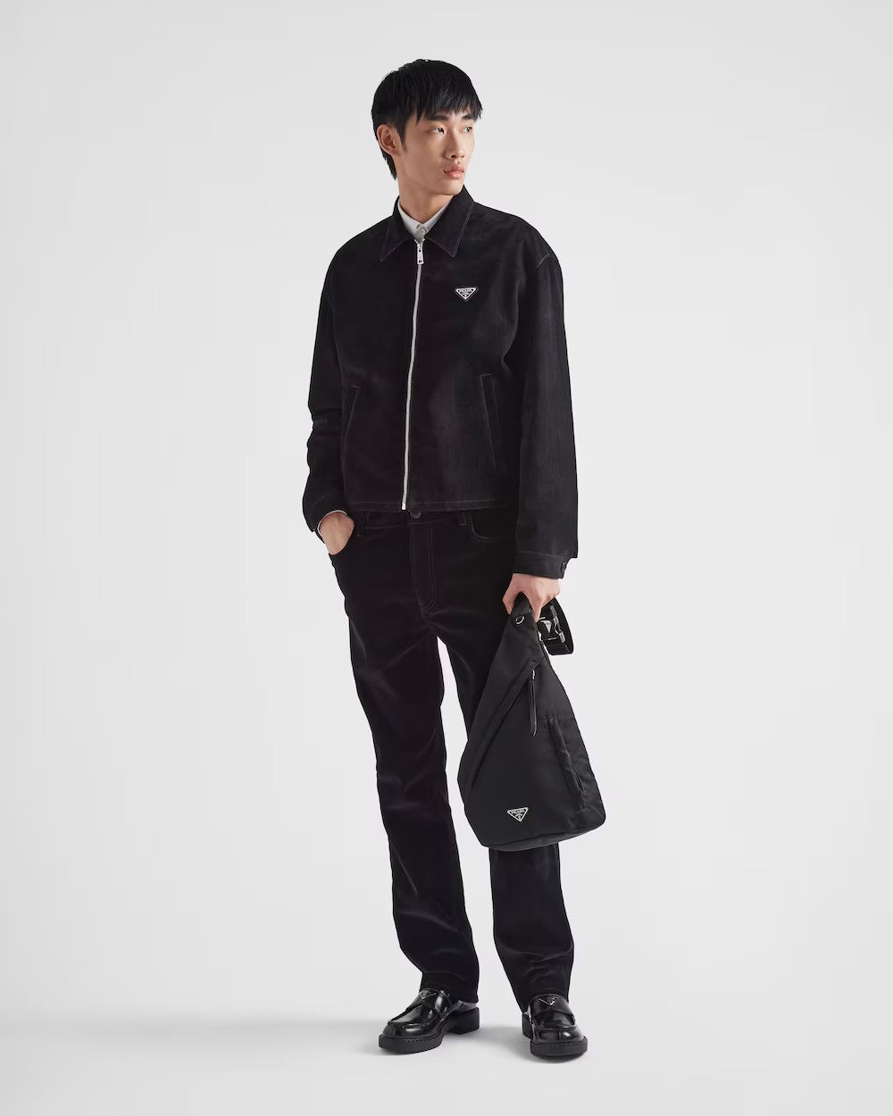 PRADA      Re-Nylon xレザー バックパック    PMRef:2VZ092_2DW3_F0002_V_OOO-最安値に挑戦中!!!