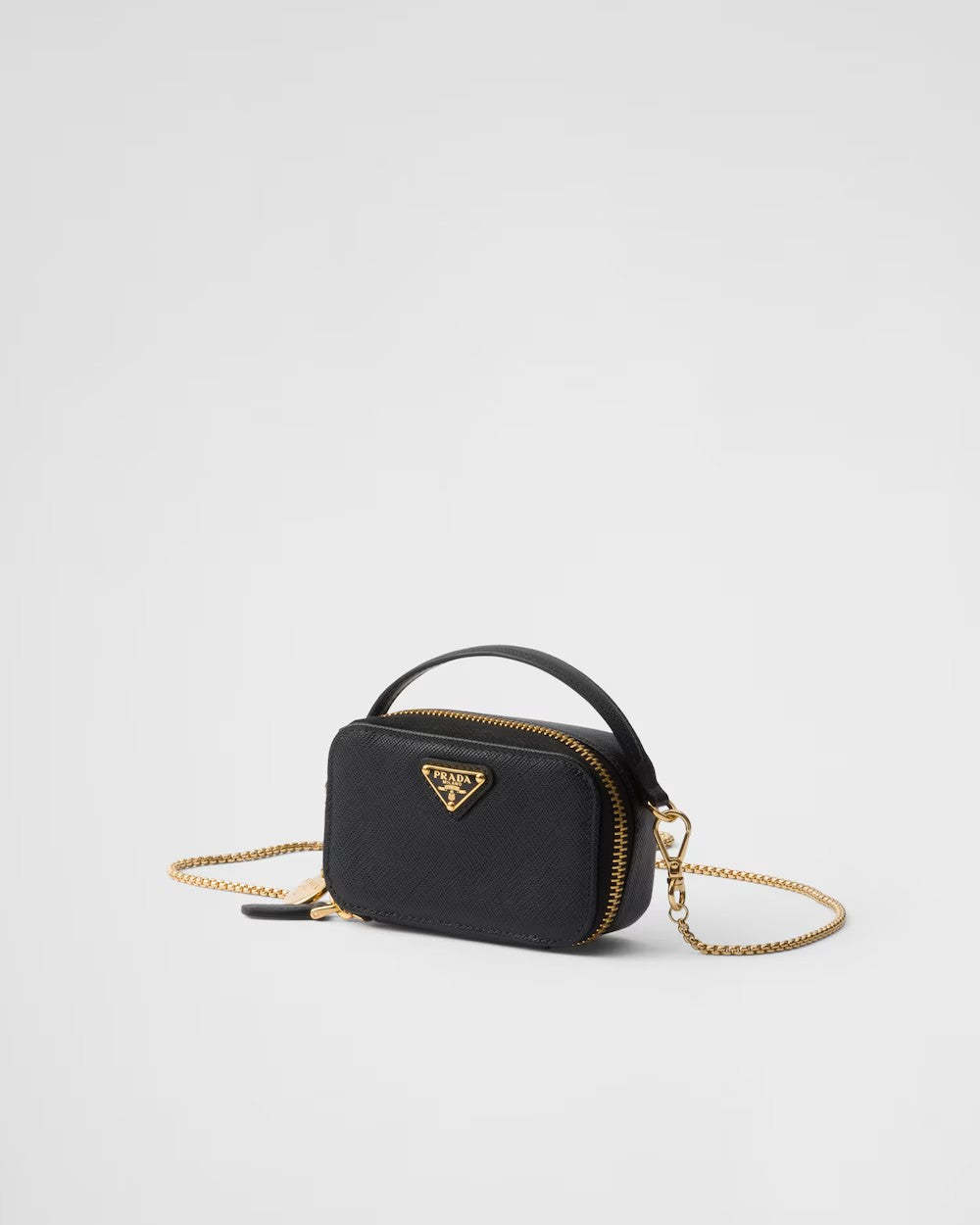 PRADA     サフィアーノトライアングル ミニポーチ    PMRef:1NR025_QHH_F0002-最安値に挑戦中!!!