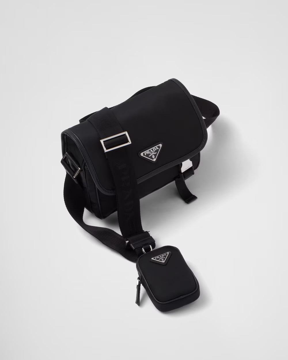 PRADA      Re-Nylon xサフィアーノレザー ショルダーバッグ    PMRef:2VD034_2DMH_F0002_V_XOP-最安値に挑戦中!!!