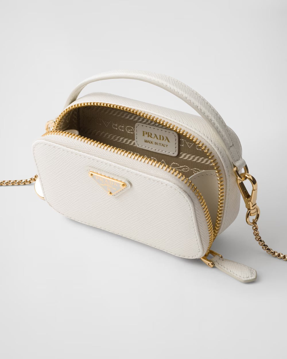 PRADA    サフィアーノトライアングル ミニポーチ    PMRef:1NR025_QHH_F0009-最安値に挑戦中!!!