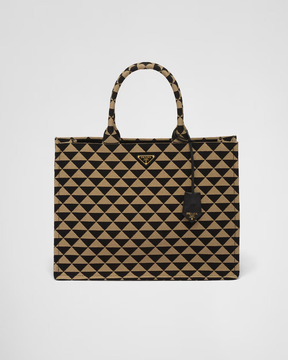 PRADA      プラダ シンボル エンブロイダリーファブリック トートバッグ    PMRef:2VG099_2FKL_F0Y30_V_OOO-最安値に挑戦中!!!