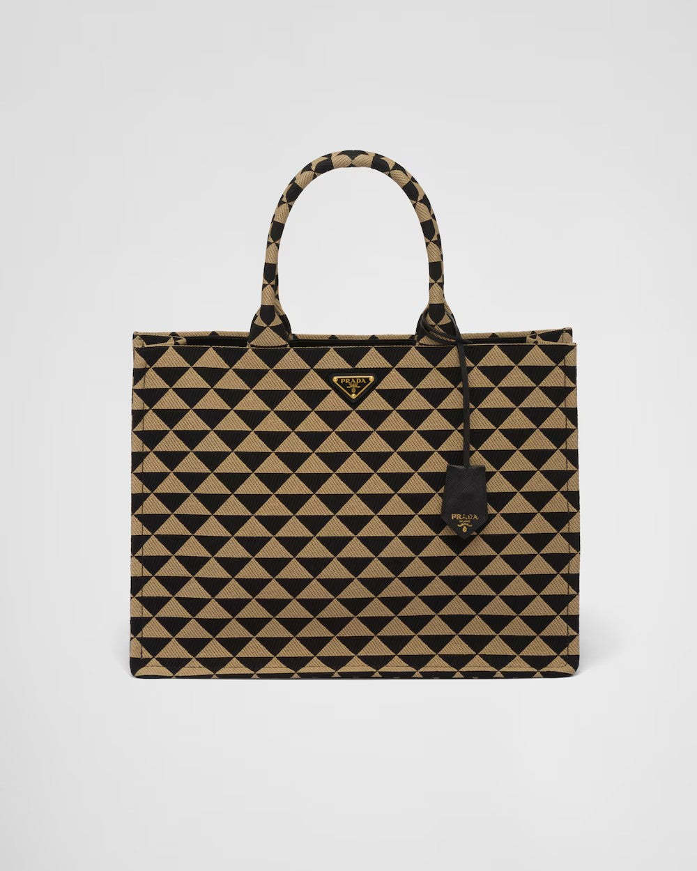 PRADA      プラダ シンボル エンブロイダリーファブリック トートバッグ    PMRef:2VG099_2FKL_F0Y30_V_OOO-最安値に挑戦中!!!