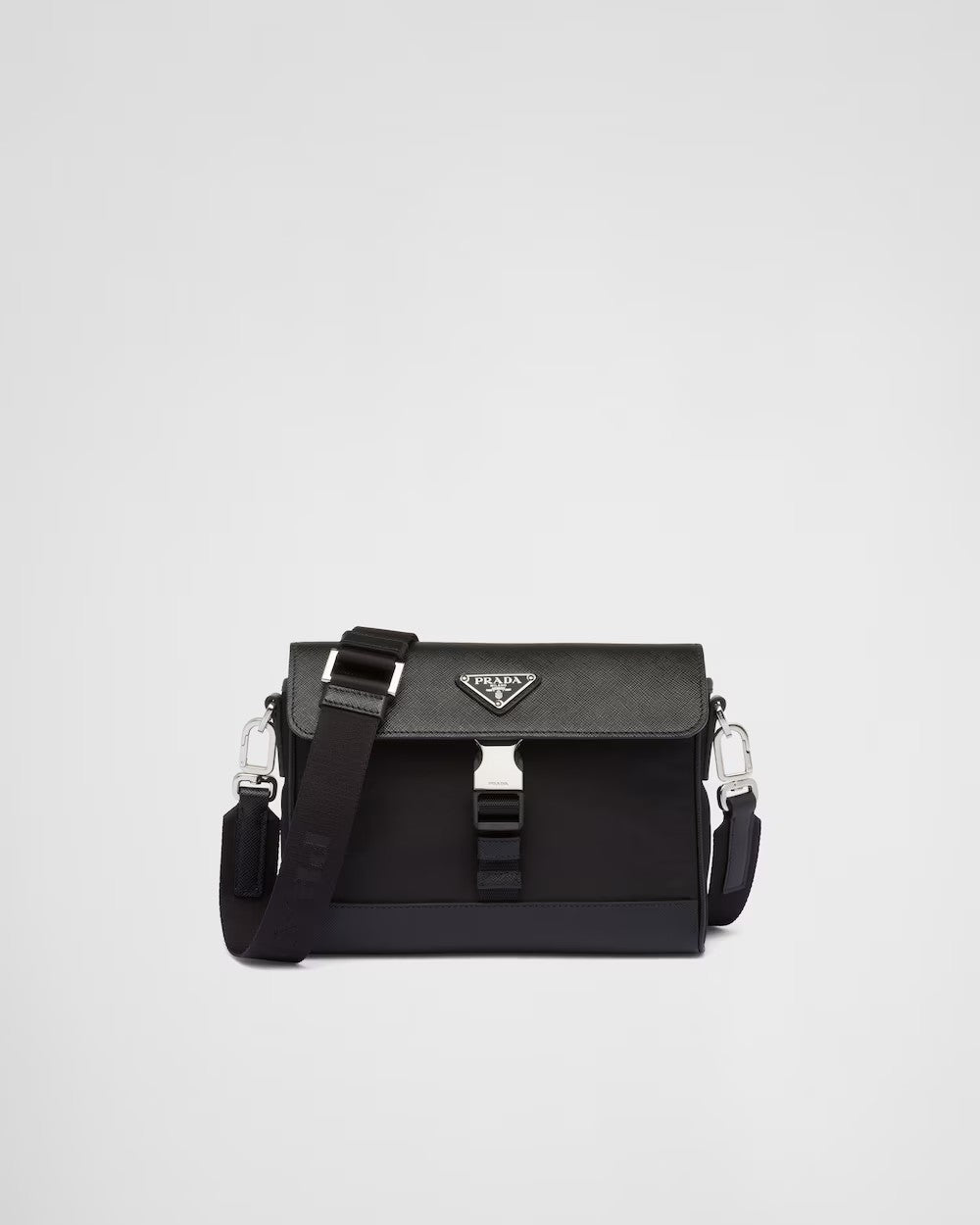 PRADA      リナイロンとサフィアーノのショルダーバッグ    PMRef:2VD053_2DMH_F0002_V_OOO-最安値に挑戦中!!!