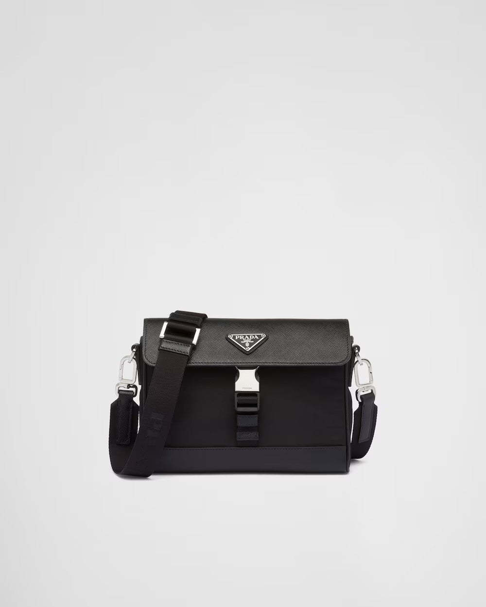 PRADA      リナイロンとサフィアーノのショルダーバッグ    PMRef:2VD053_2DMH_F0002_V_OOO-最安値に挑戦中!!!