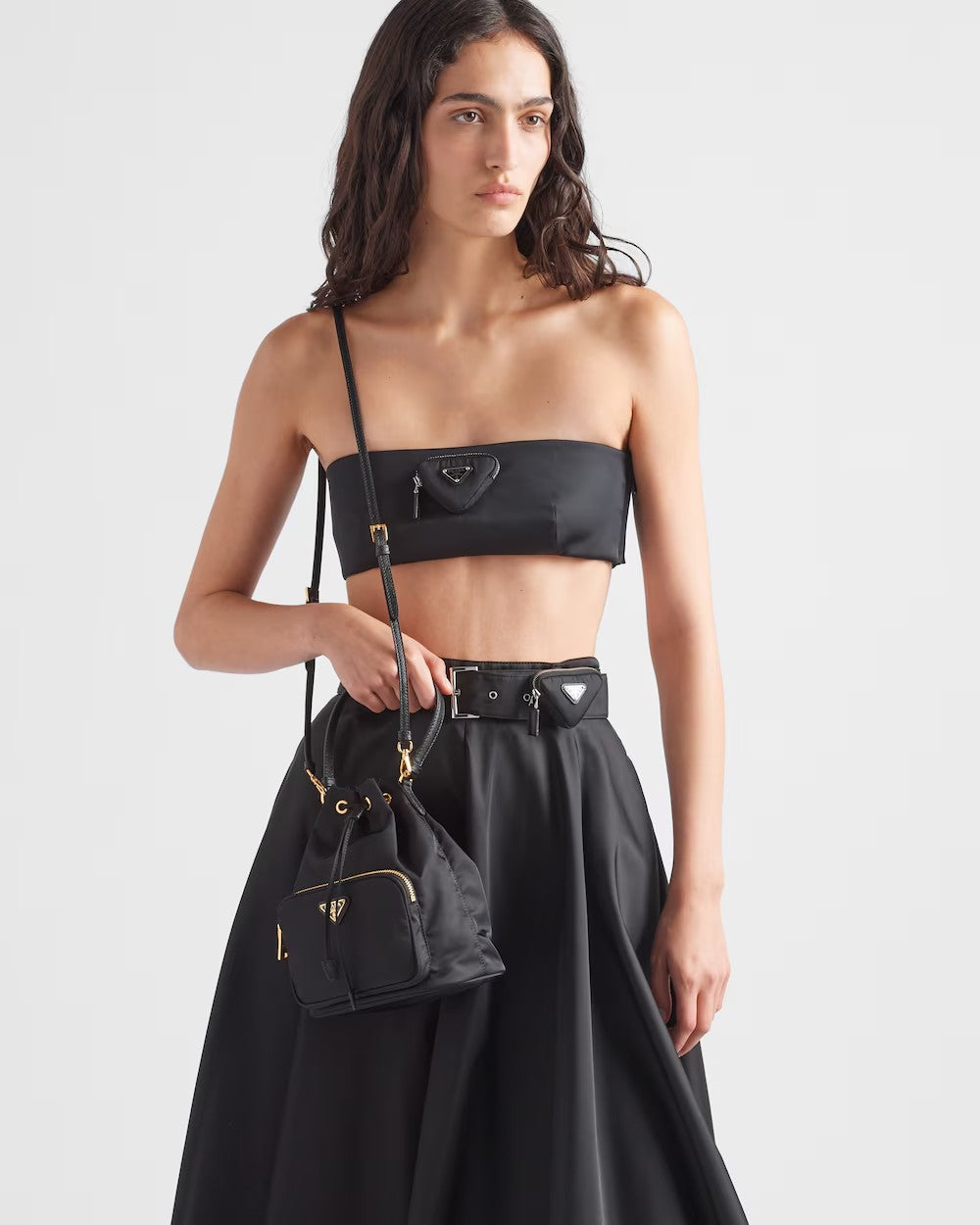 PRADA    プラダ デュエット Re-Nylon バケットバッグ    PMRef:1BH038_RV44_F0002_V_UOO-最安値に挑戦中!!!