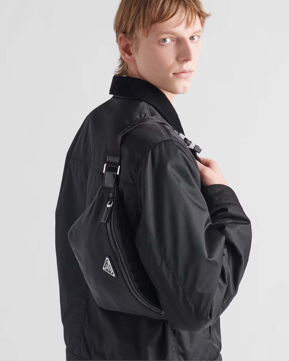 PRADA      Re-Nylon xサフィアーノレザー ベルトバッグ    PMRef:2VL033_2DMH_F0002_V_OOM-最安値に挑戦中!!!