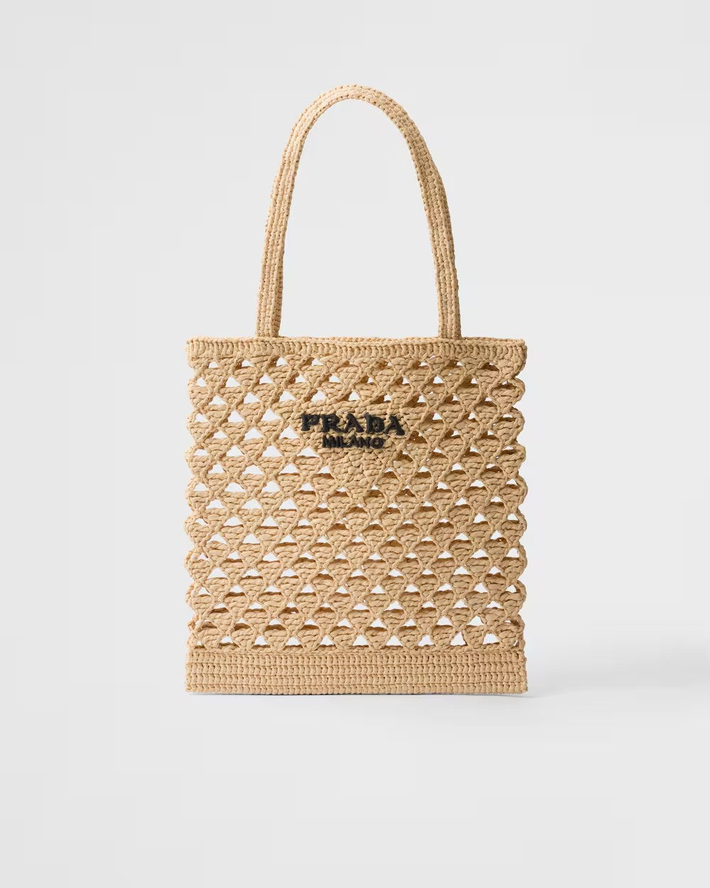 PRADA    クロシェ トートバッグ    PMRef:1BG493_2M2T_F0018_V_OOO-最安値に挑戦中!!!