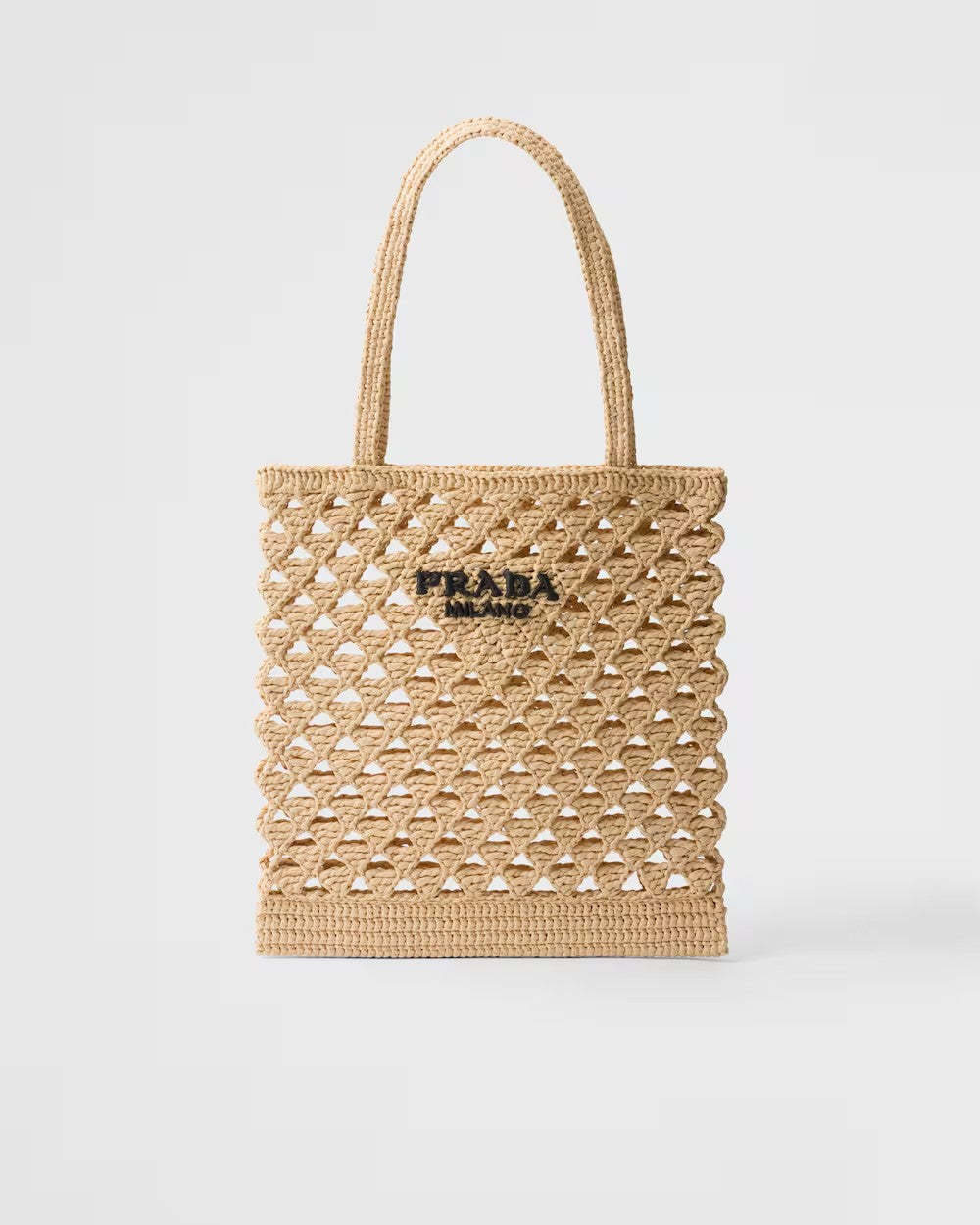 PRADA    クロシェ トートバッグ    PMRef:1BG493_2M2T_F0018_V_OOO-最安値に挑戦中!!!