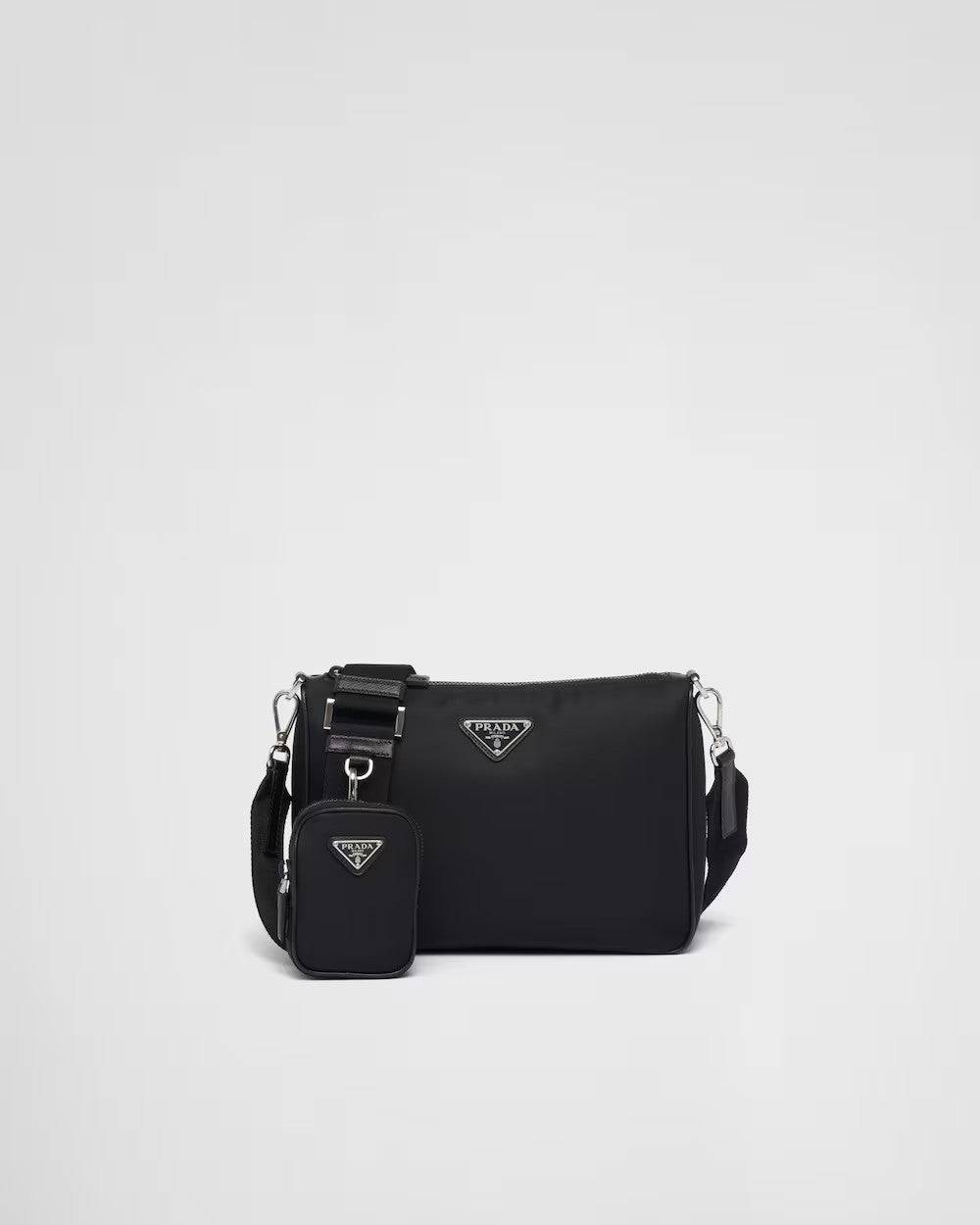 PRADA      Re-Nylon xサフィアーノレザー ショルダーバッグ    PMRef:2VH113_2DMH_F0002_V_XOP-最安値に挑戦中!!!