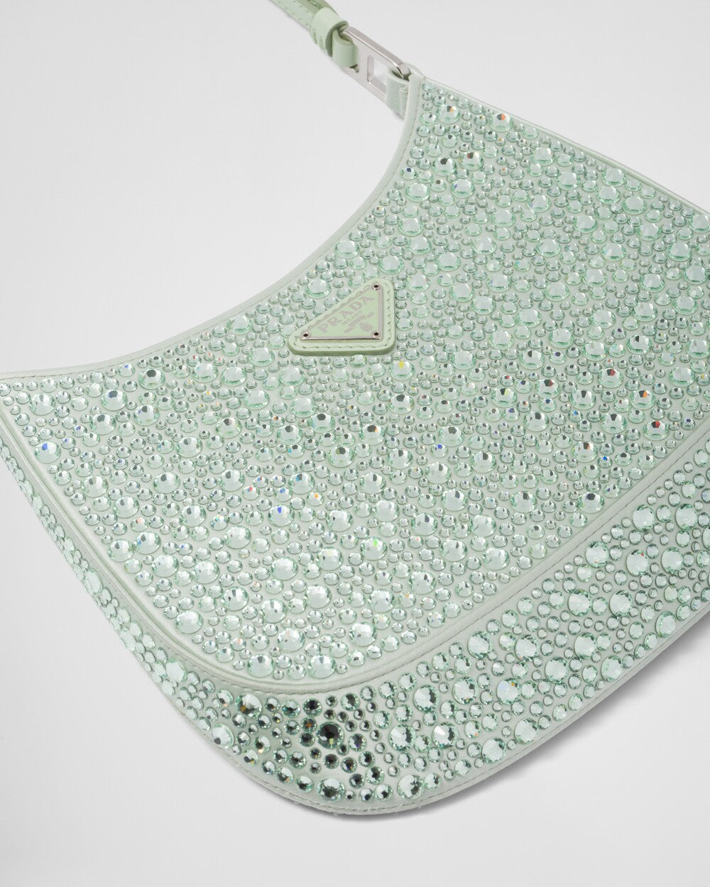 PRADA      プラダ クレオ クリスタル サテン バッグ    PMRef:1BC169_2AWL_F0934_V_HOO