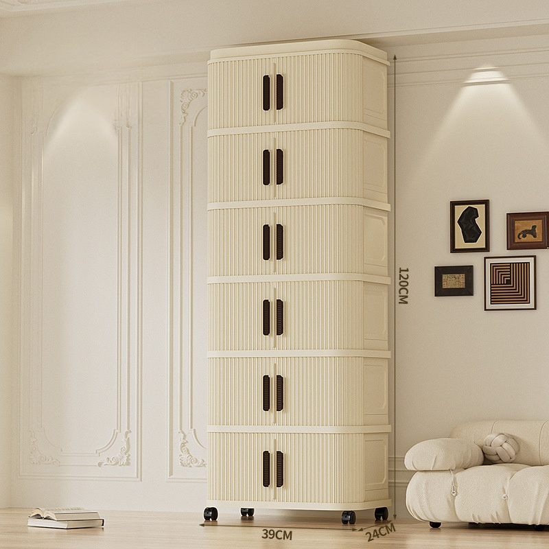 可折疊捲簾拉門多功能收納櫃