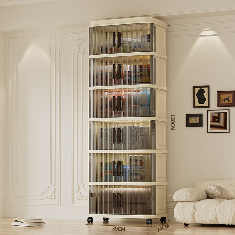 可折疊捲簾拉門多功能收納櫃