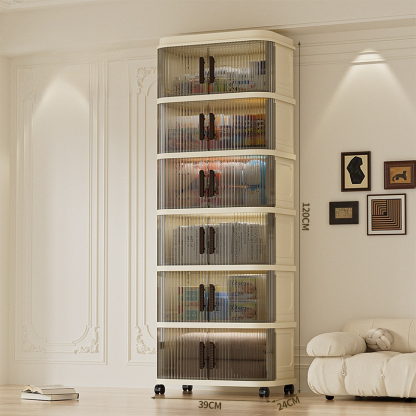 可折疊捲簾拉門多功能收納櫃