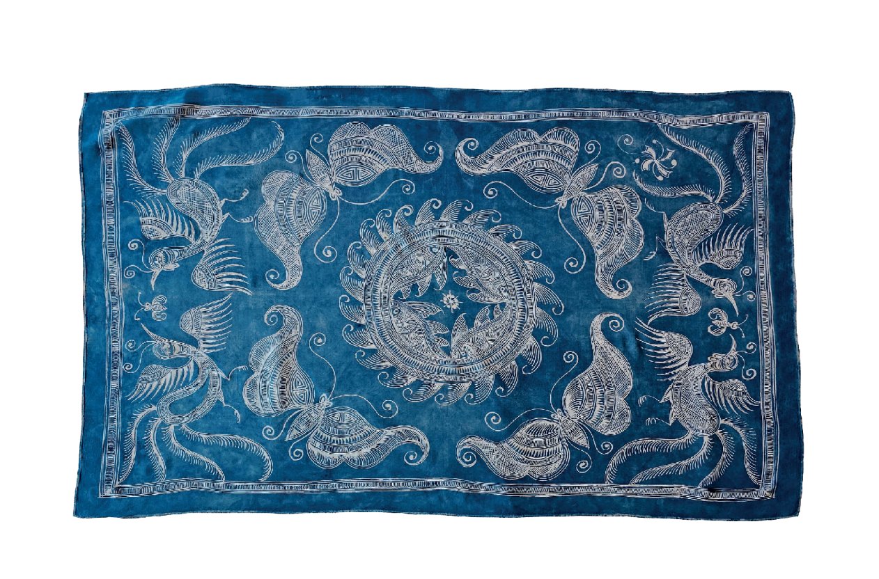 Yixiu Guizhou Handmade Batik Silk Scarf