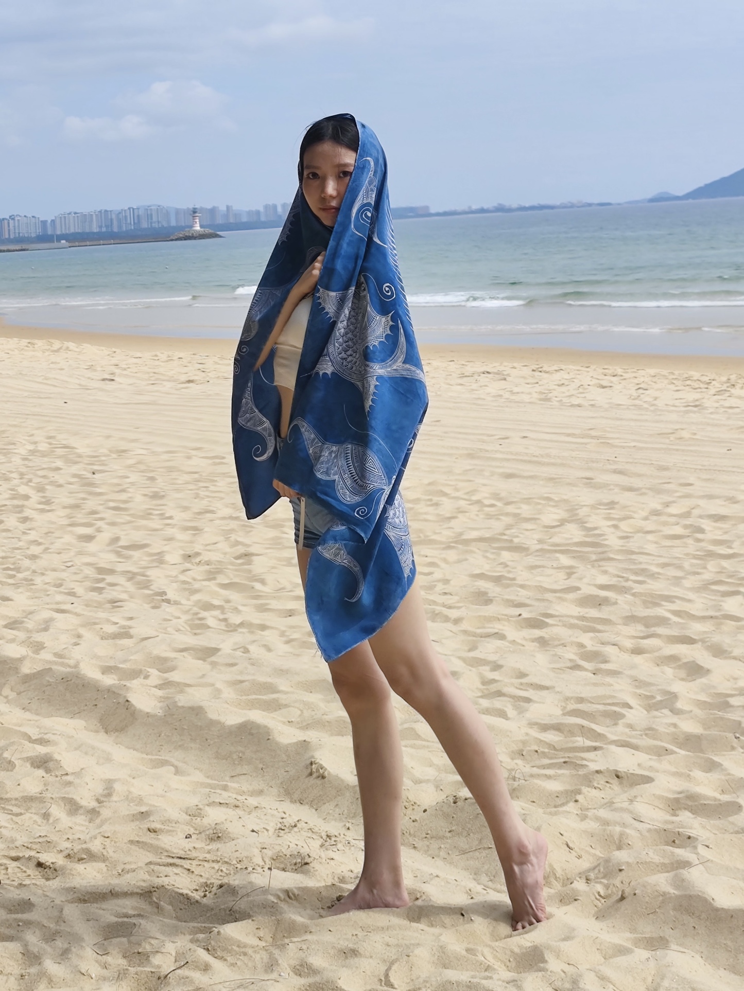 Yixiu Guizhou Handmade Batik Silk Scarf