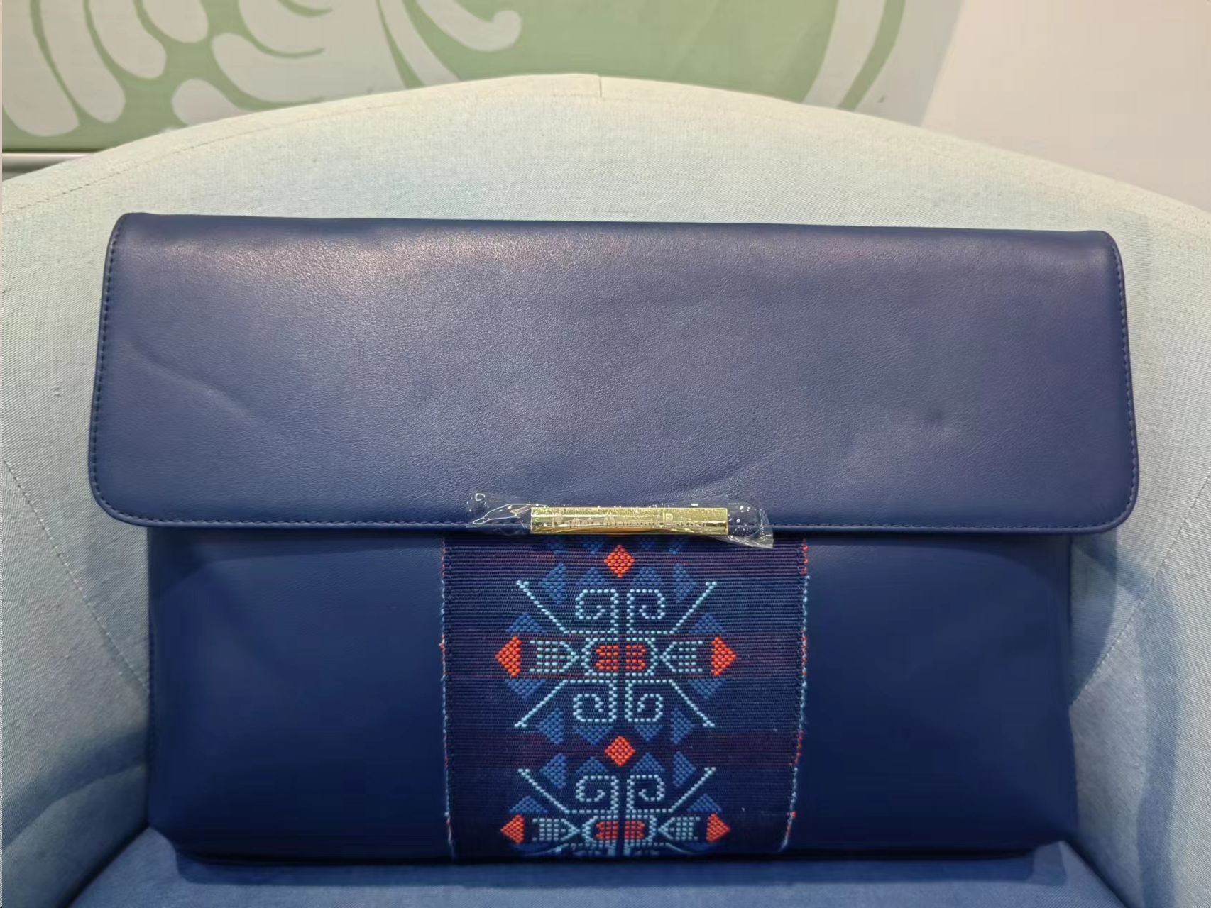 Guixiu Li Brocade Document Bag, 38×26.5cm