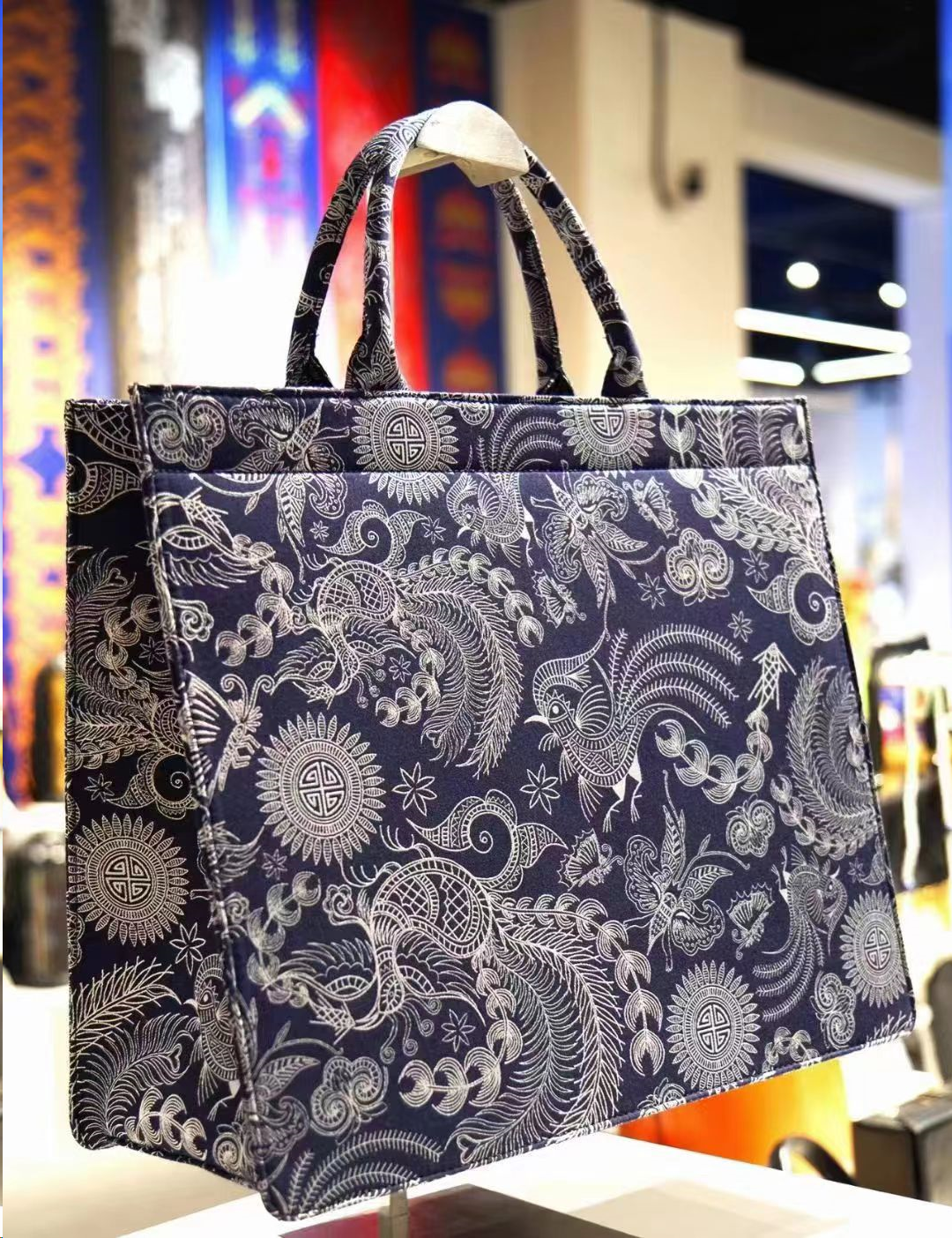 Guixiu Miao Pattern Tote Bag (Large) 41×35cm