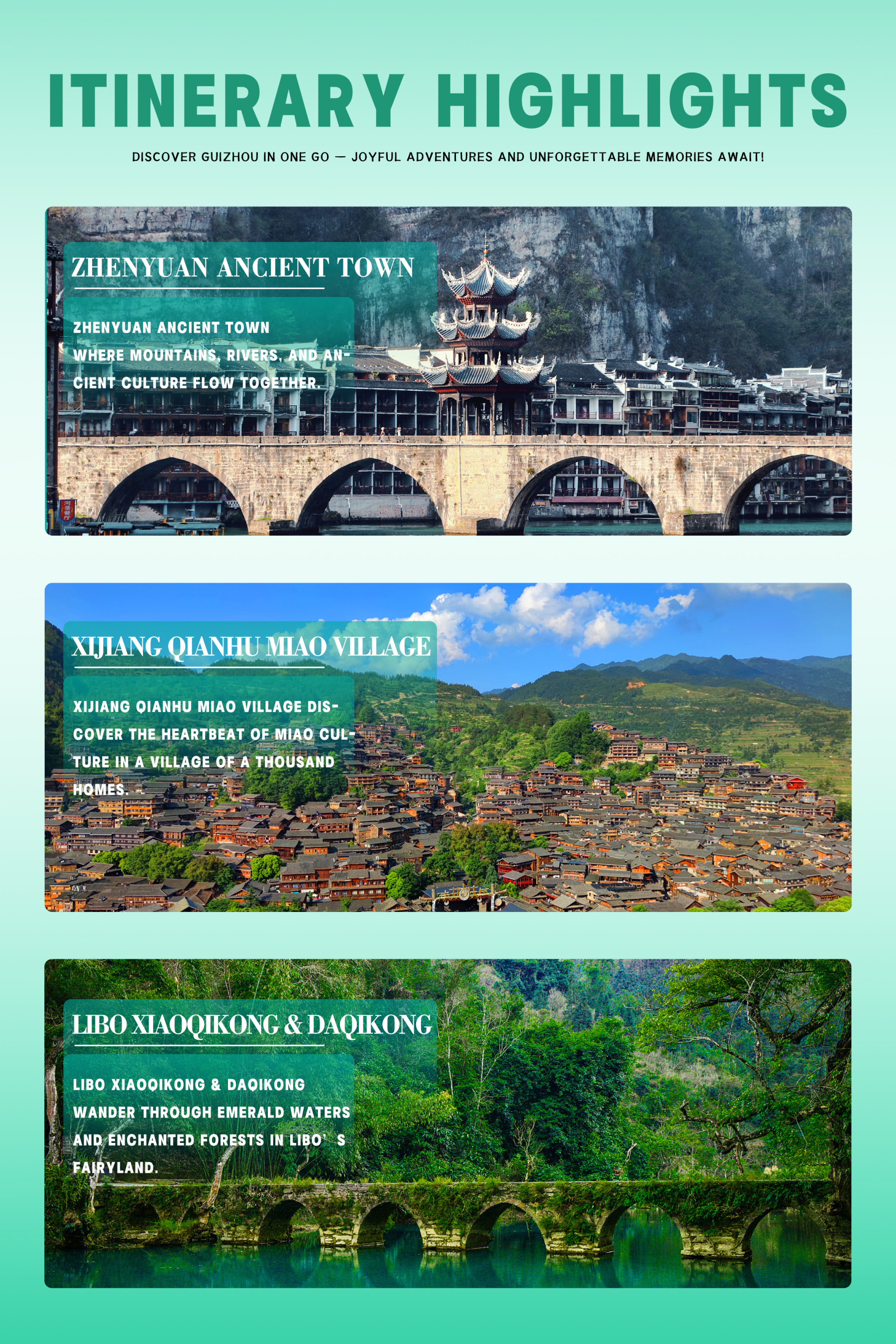 6 Days 27℃ Guizhou Landmark Group Tour with A Large Vehicle (up to 25 People)