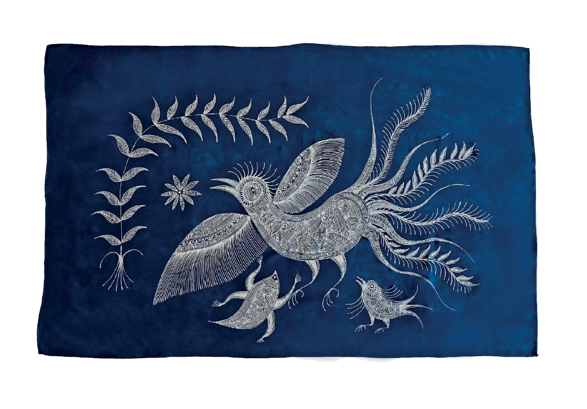 Yixiu Guizhou Handmade Batik Silk Scarf