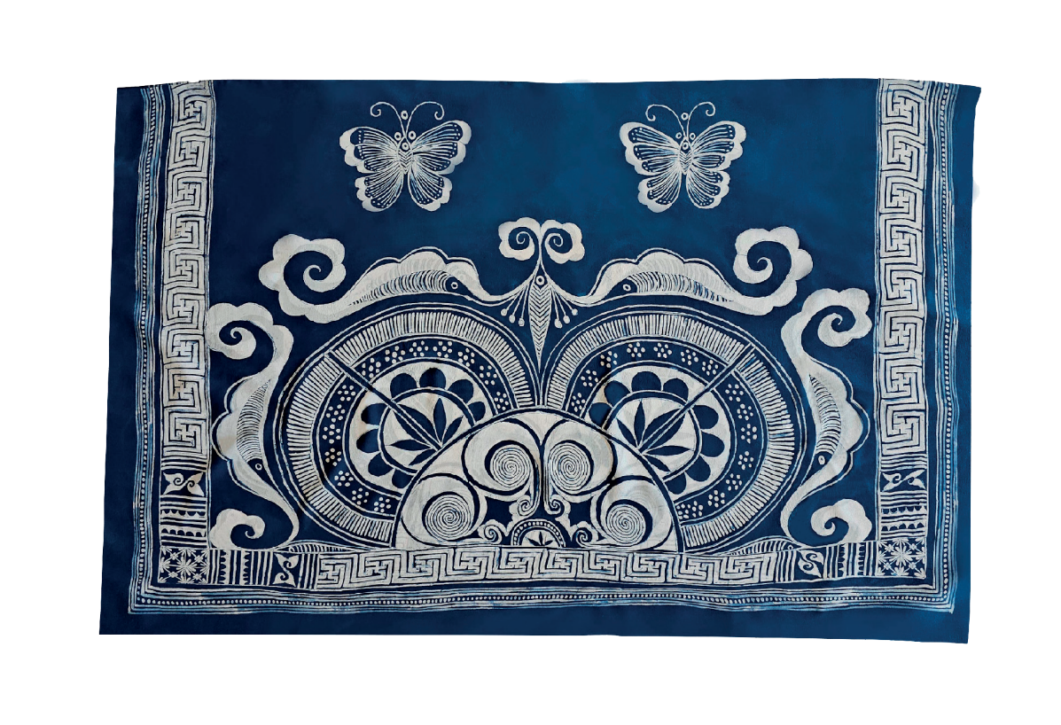 Yixiu Guizhou Handmade Batik Silk Scarf