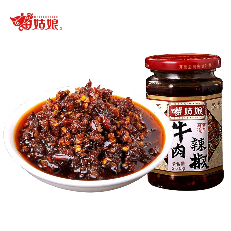 Miao Guniang Beef Chili Sauce 260g